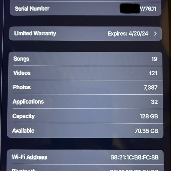 128GB Apple iPad Pro 11" (3rd) +Apple Pencil+Magic Keyboard + Pitaki MagEZ Folio - Picture 5 of 11